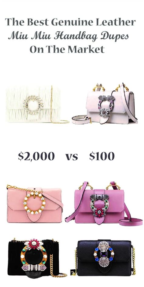 miu miu hobo bag dupe|Here Are The Best Genuine Leather Miu Miu Handbag Dupes.